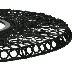 Pomax Miroirs-MAZE - miroir - métal - DIA 51 x H 2,5 cm - noir