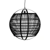 Pomax Suspensions-MEKONG - lampe suspendue - bambou - DIA 59 x H 63 cm - noir