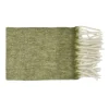 Pomax Plaids-MELANGE - plaid - laine / acrylique - L 170 x W 130 cm - vert