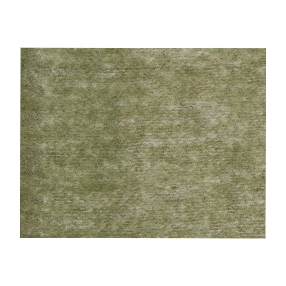 Pomax Plaids-MELANGE - plaid - laine / acrylique - L 170 x W 130 cm - vert