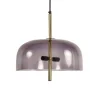 Pomax Suspensions-MICHAEL - lampe suspendue - métal / verre - DIA 39 x H 115 cm - fumé