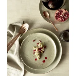 Pomax Vaisselle-MIRHA - assiette à dessert - grès - DIA 22 x H 2 cm