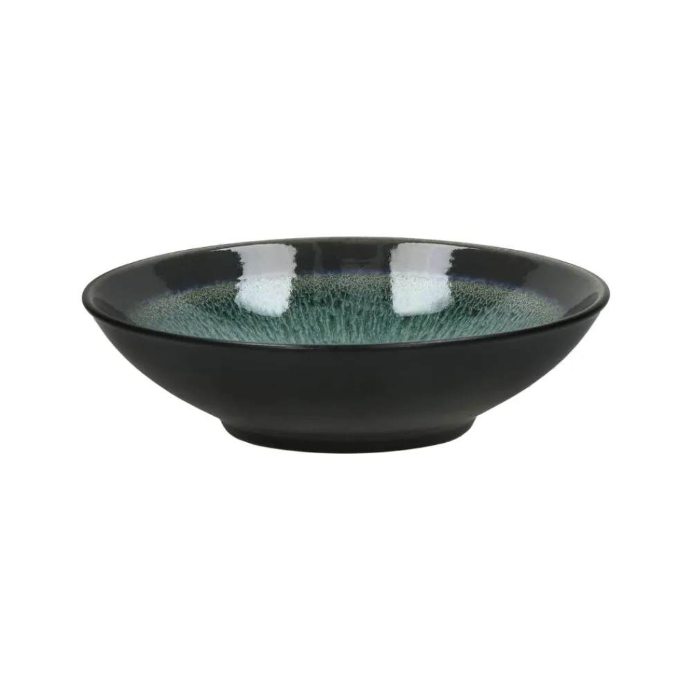 Pomax Vaisselle-MIRHA ESMERALDA - bol à soupe - grès - DIA 18,8 x H 5,1 cm - vert