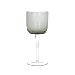 Pomax Verres-MISTERY - verre à vin blanc - verre - DIA 7,7 x H 18,5 cm - gris
