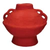 Pomax Objets De Décoration-MOMO - objet déco - papier mâché - DIA 40 x H 40 cm - rouge