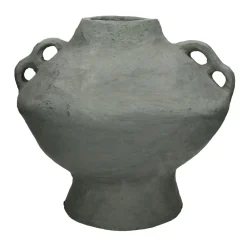 Pomax Objets De Décoration-MOMO - objet déco - papier mâché - DIA 40 x H 40 cm - vert foncé