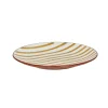 Pomax Vaisselle-MYKONOS - assiette à dessert - porcelaine - DIA 20,3 x H 2 cm - jaune