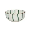 Pomax Vaisselle-MYKONOS - bol à soupe - porcelaine - DIA 15,2 x H 6 cm - vert
