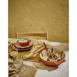 Pomax Vaisselle-MYKONOS - plat à four/bol - porcelaine - DIA 12,3 x H 4 cm - vert