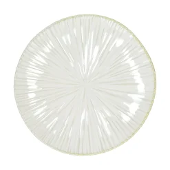 Pomax Vaisselle-MYSA - assiette à dessert - porcelaine - DIA 21,2 x H 2,2 cm - blanc