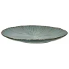 Pomax Vaisselle-MYSA - assiette plate - porcelaine - DIA 26,2 x H 2,6 cm - gris bleu