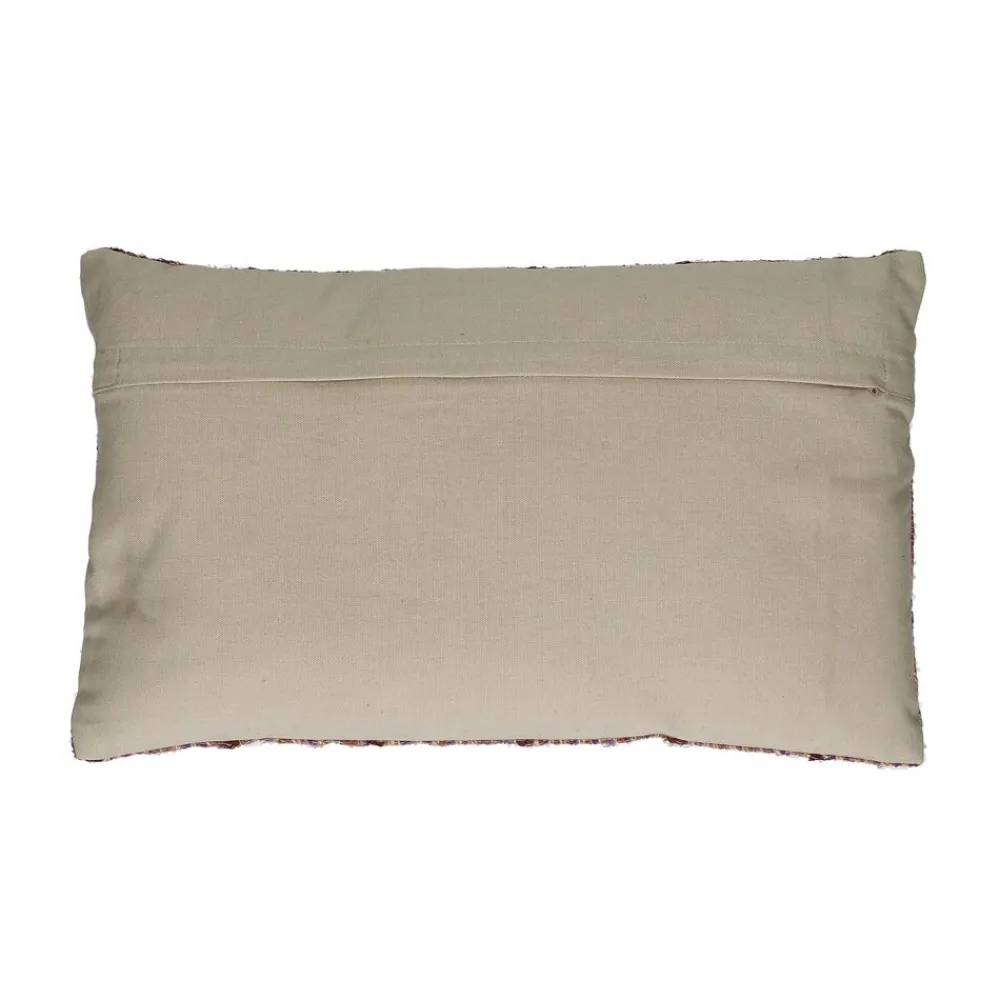 Pomax Coussins-NATARAJ - coussin - lin / viscose - L 50 x W 30 cm - prume