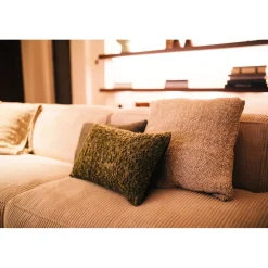 Pomax Coussins-NOGARA - coussin - lin / coton - L 50 x W 50 cm - naturel