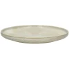 Pomax Vaisselle-NOUGAT - assiette plate - porcelaine - DIA 26 x H 3,3 cm - beige