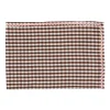 Pomax Linge De Table-OLIVE - chemin de table - lin / coton - L 150 x W 50 cm - rouille