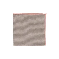 Pomax Linge De Table-OLIVE - serviette - lin / coton - L 45 x W 45 cm - rouille