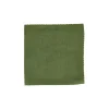 Pomax Linge De Table-OLIVE - serviette - lin / coton - L 45 x W 45 cm - olive