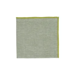 Pomax Linge De Table-OLIVE - serviette - lin / coton - L 45 x W 45 cm - olive