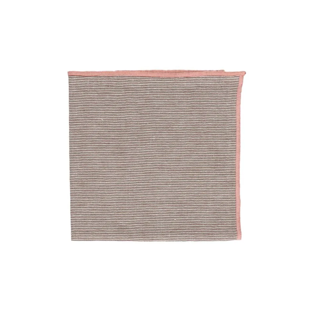 Pomax Linge De Table-OLIVE - serviette - lin / coton - L 45 x W 45 cm - rouille