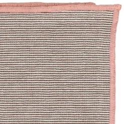 Pomax Linge De Table-OLIVE - serviette - lin / coton - L 45 x W 45 cm - rouille