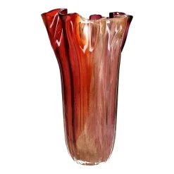 Pomax Vases-OONA - vase - verre - DIA 21,5 x H 37,5 cm - mix de couleurs