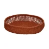 Pomax Paniers À Pain, Couverts Et Serviettes-OSTERIA - bol à fruits - papier - DIA 35 x H 7 cm - pêche