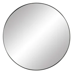 Pomax Miroirs-PALACE - miroir - métal - DIA 90 x W 3 cm - noir