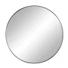Pomax Miroirs-PALACE - miroir - métal - DIA 70 x W 3 cm - noir