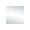 Pomax Miroirs-PALACE - miroir - métal - L 40 x W 3 x H 40 cm - or