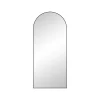 Pomax Miroirs-PALACE - miroir - métal / verre miroir - L 80 x W 3 x H 198 cm - noir