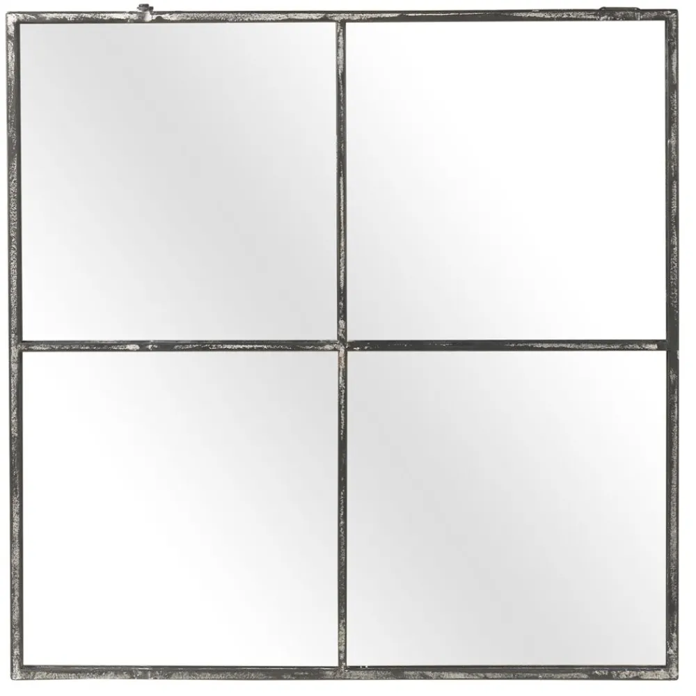 Pomax Miroirs-PALACE - miroir 4 parties - métal - L 80 x W 3,5 x H 80 cm