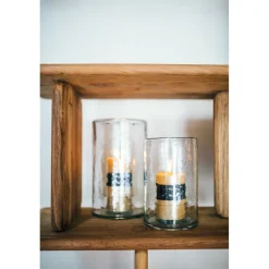 Pomax Photophores / T-lights-PATTI - photophore - verre - DIA 12,5 x H 20 cm - transparent