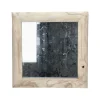 Pomax Miroirs-PAULY - miroir - bois de paulownia / verre miroir - L 40 x W 2,5 x H 40 cm - naturel