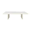 Pomax Tables-PIASTRO - table - enduit à la chaux - L 220 x W 85 x H 75 cm - blanc cassé