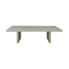 Pomax Tables-PIASTRO - table - enduit à la chaux - L 220 x W 85 x H 75 cm - gris