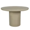 Pomax Tables-PIASTRO - table - enduit à la chaux - DIA 115 x H 76 cm - gris/beige