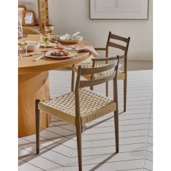 Pomax Tables-PIASTRO - table - enduit à la chaux - DIA 150 x H 76 cm - terracotta