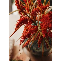 Pomax Fleurs-PLANDAI - fleur artificielle - synthétique - H 46 cm - rouille