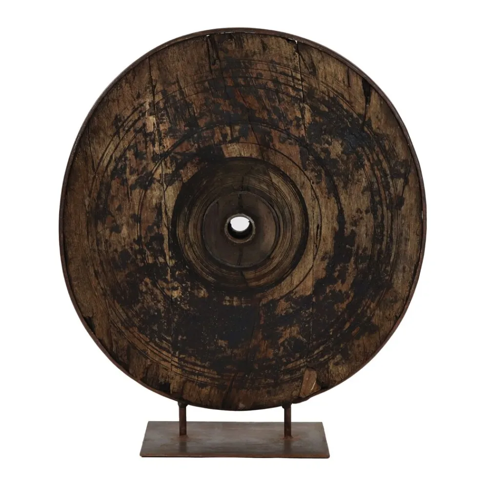 Pomax Objets De Décoration-POMPEI - objet déco - bois récupéré - DIA 98 x W 30 x H 105 cm - naturel