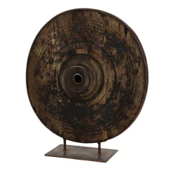 Pomax Objets De Décoration-POMPEI - objet déco - bois récupéré - DIA 98 x W 30 x H 105 cm - naturel