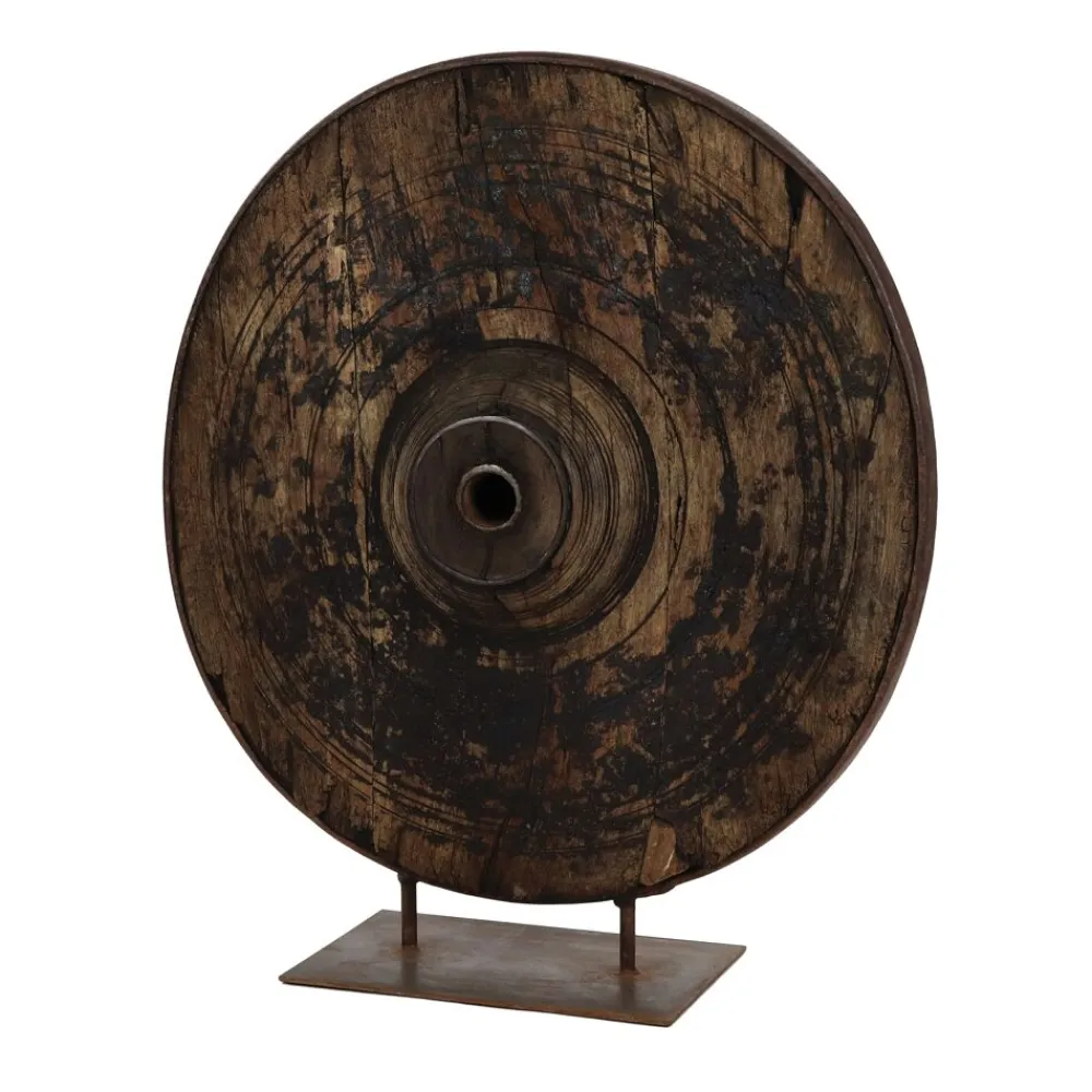 Pomax Objets De Décoration-POMPEI - objet déco - bois récupéré - DIA 98 x W 30 x H 105 cm - naturel