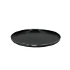 Pomax Vaisselle-PORCELINO EXPERIENCE - assiette à dessert - grès - DIA 22 cm - noir