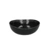 Pomax Vaisselle-PORCELINO EXPERIENCE - bol à soupe - grès - DIA 20 x H 6 cm - noir