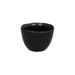 Pomax Vaisselle-PORCELINO EXPERIENCE - mini bol - grès - DIA 10 x H 7 cm - noir