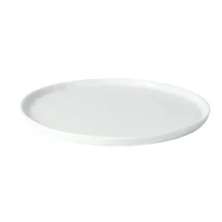 Pomax Vaisselle-PORCELINO WHITE - assiette à dessert - porcelaine - DIA 22 x H 1,3 cm