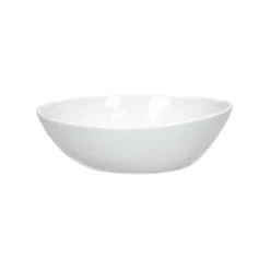 Pomax Vaisselle-PORCELINO WHITE - bol - ovale - porcelaine - L 14 x W 11,5 x H 5 cm - blanc