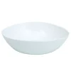 Pomax Vaisselle-PORCELINO WHITE - bol de présentation - ovale - porcelaine - L 36 x W 34 x H 10 cm