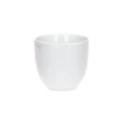 Pomax Vaisselle-PORCELINO WHITE - gobelet - porcelaine - DIA 7,5 x H 6,5 cm - blanc