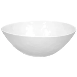 Pomax Vaisselle-PORCELINO WHITE - saladier - porcelaine - DIA 24 x H 8 cm - blanc