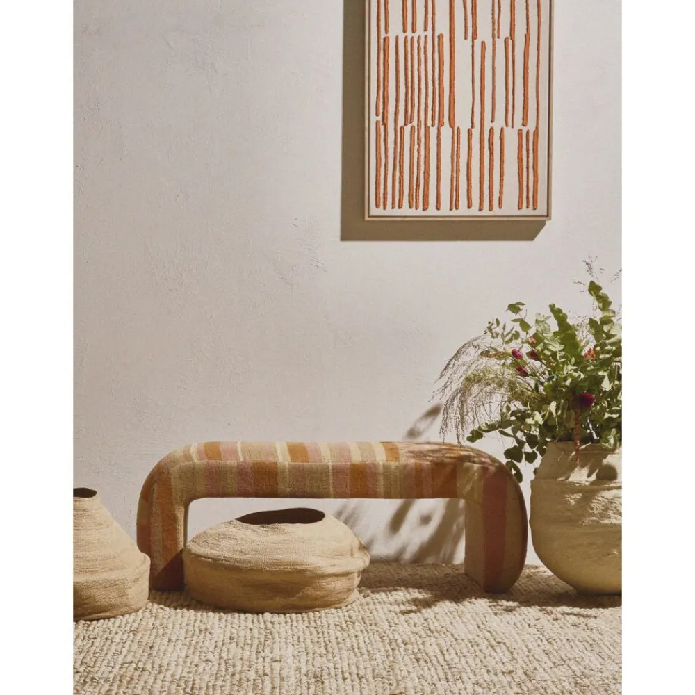 Pomax Bols & Paniers-PORT LOUIS - panier - jute - DIA 50 x H 32 cm - naturel